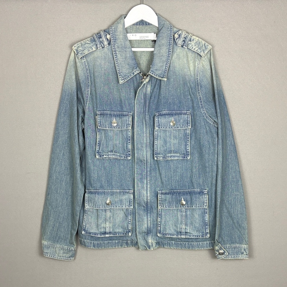 IRO Men's Denim Jacket - Size XL